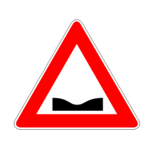 Segnale stradale cunetta  fig. 3